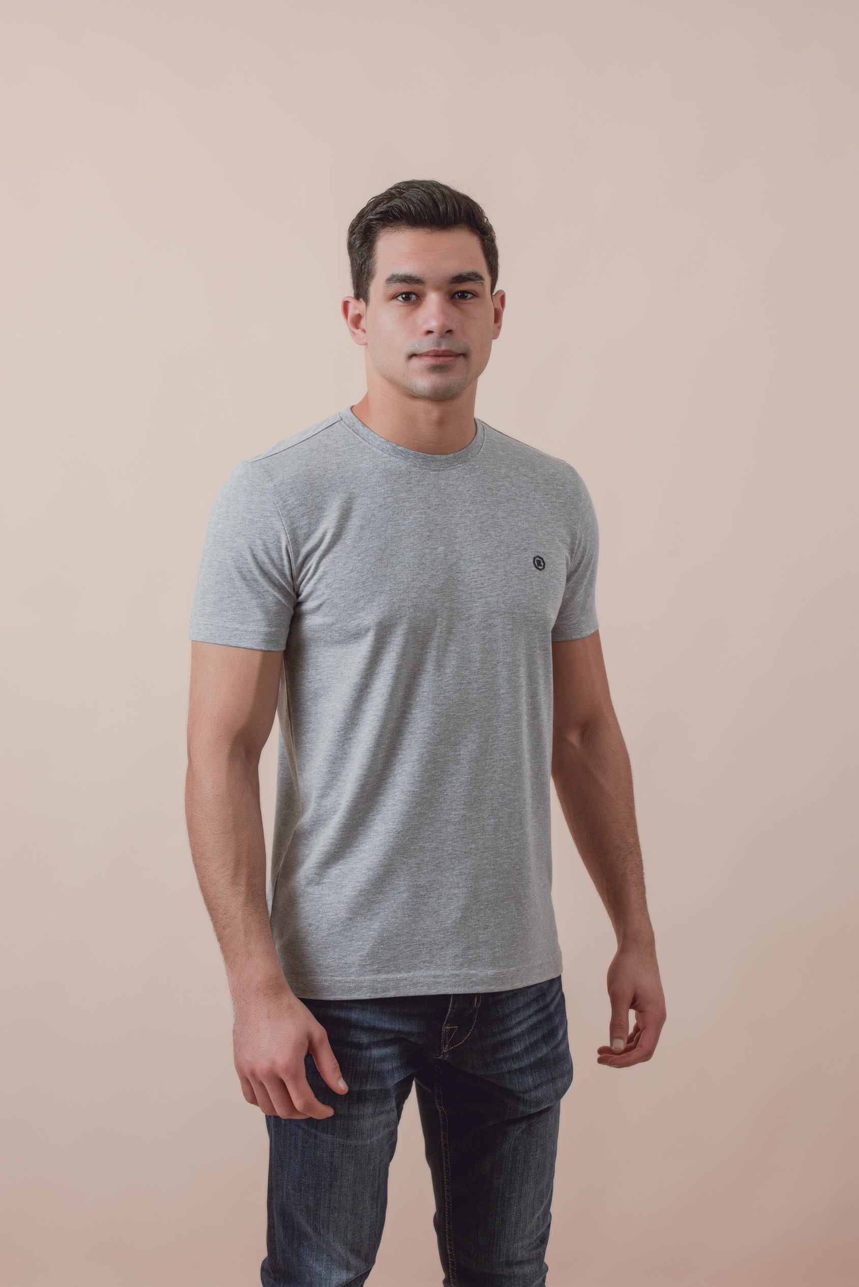 Cotton Roundneck Slim Fit T-Shirt