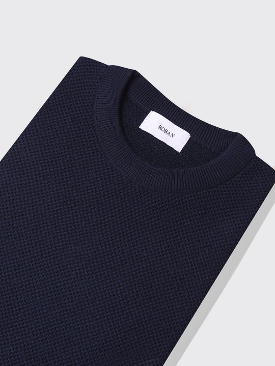 Crewneck Knitted Pullover - Roban