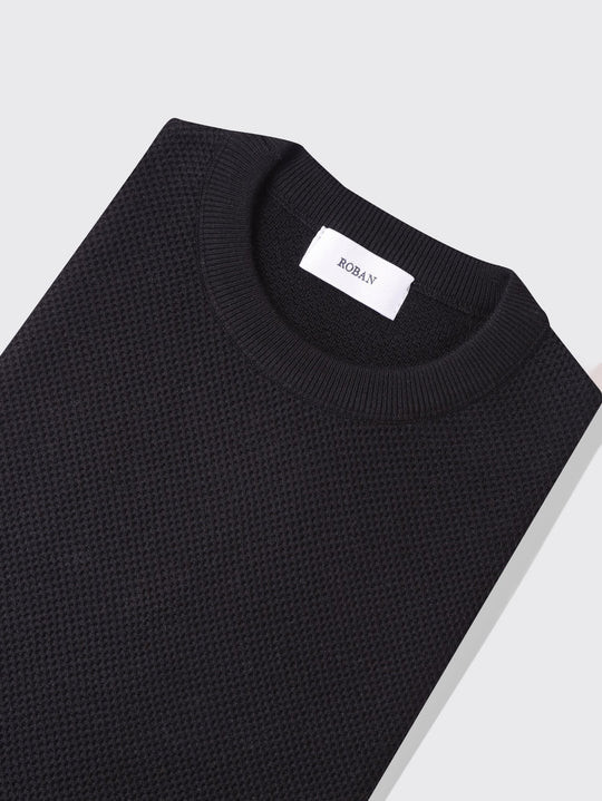 Crewneck Knitted Pullover - Roban