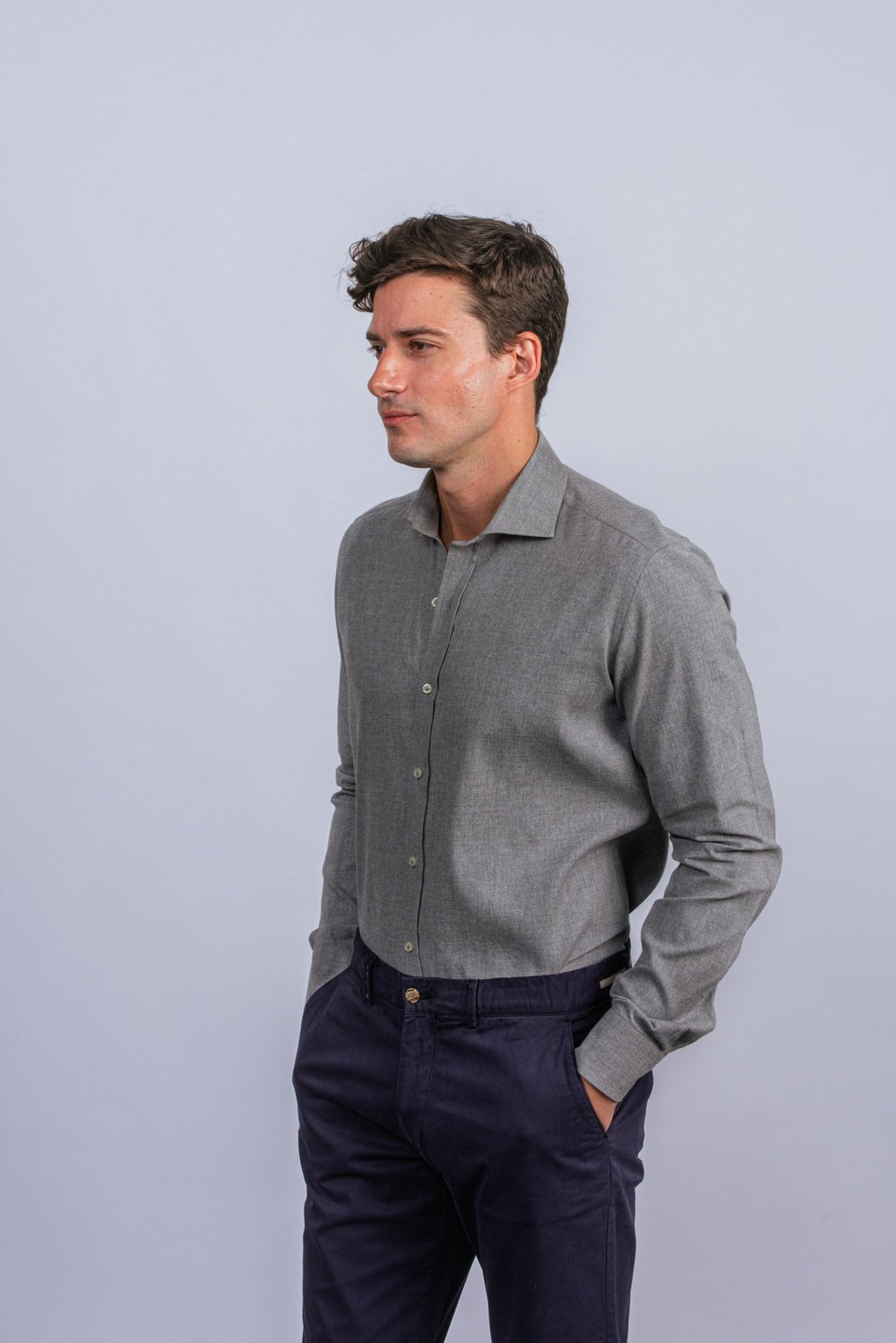 Plain Flannel Cotton Regular Fit - Roban