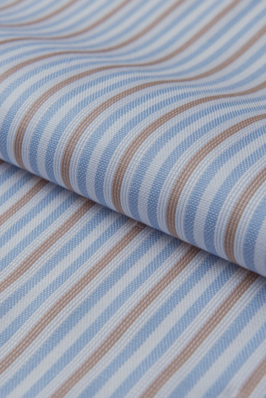 STRIPED BUTTON DOWN COLLAR SHIRT - Roban