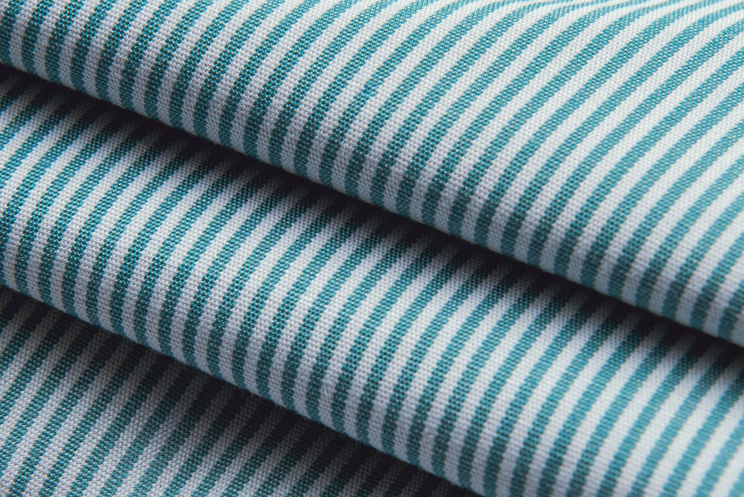 STRIPED SLIM FIT POPLIN SHIRT - Roban