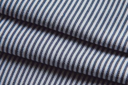 STRIPED SLIM FIT POPLIN SHIRT - Roban