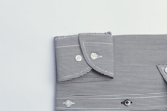 STRIPED SLIM FIT POPLIN SHIRT - Roban