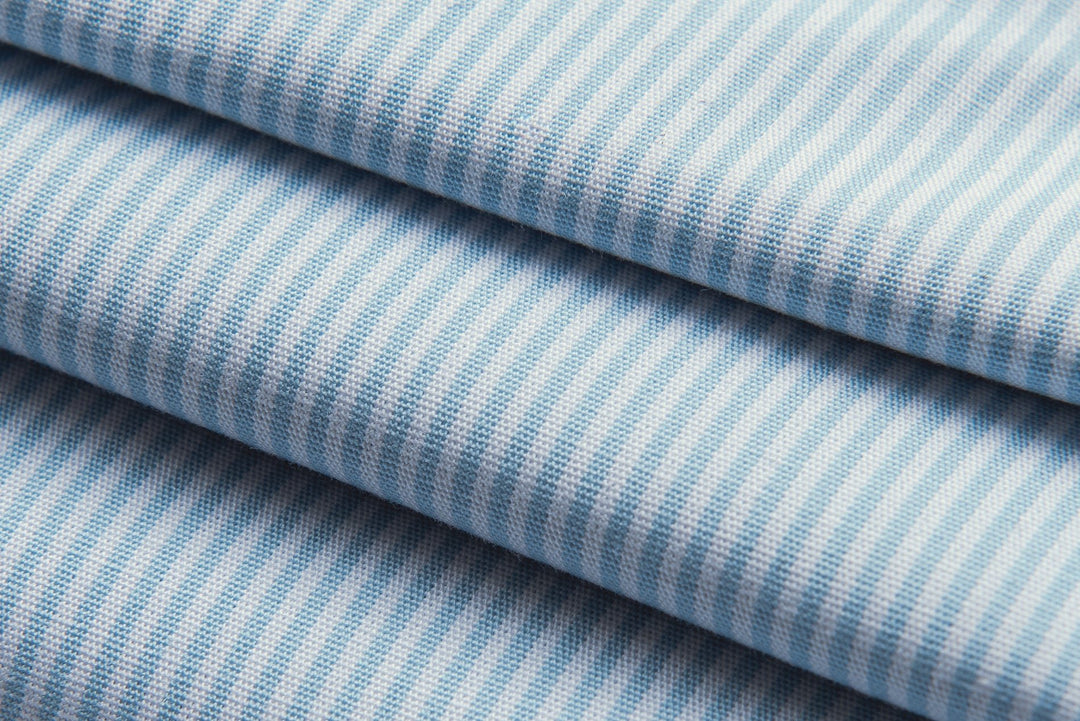 STRIPED SLIM FIT POPLIN SHIRT - Roban