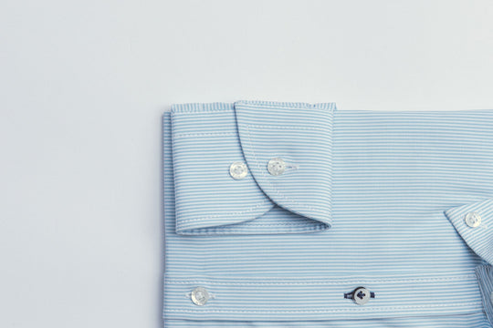 STRIPED SLIM FIT POPLIN SHIRT - Roban