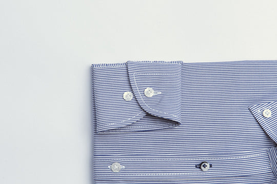 STRIPED SLIM FIT POPLIN SHIRT - Roban