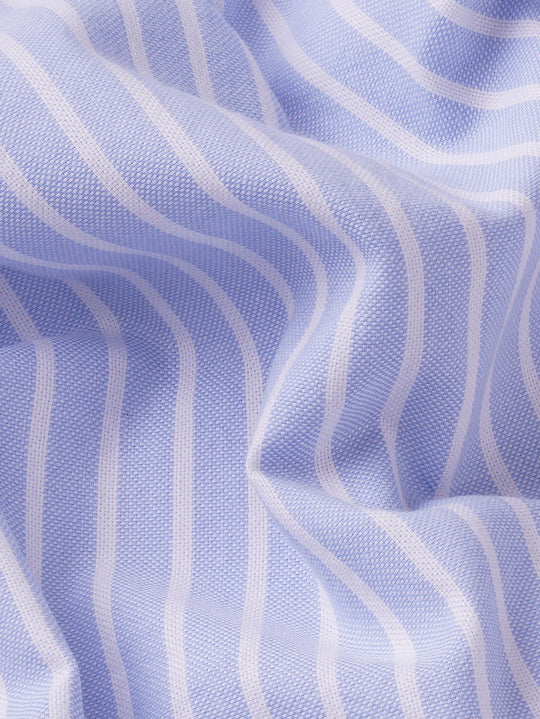 STRIPED WASHED OXFORD REGULAR FIT SHIRT - Roban