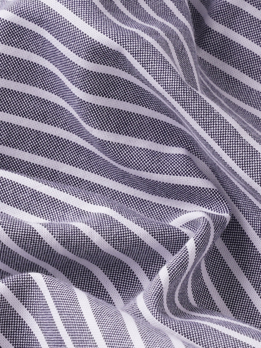 STRIPED WASHED OXFORD REGULAR FIT SHIRT - Roban