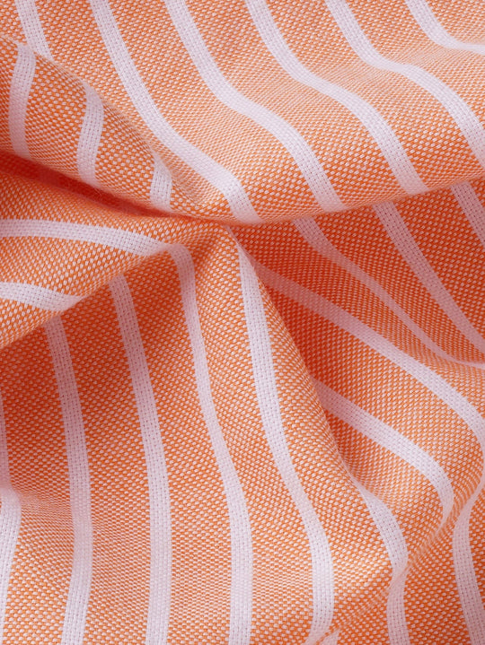 STRIPED WASHED OXFORD REGULAR FIT SHIRT - Roban