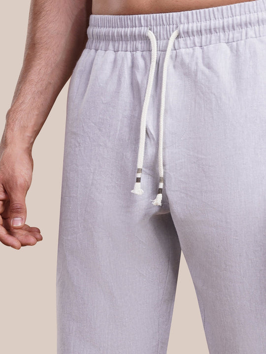 Washed Linen Cotton Pants - Roban