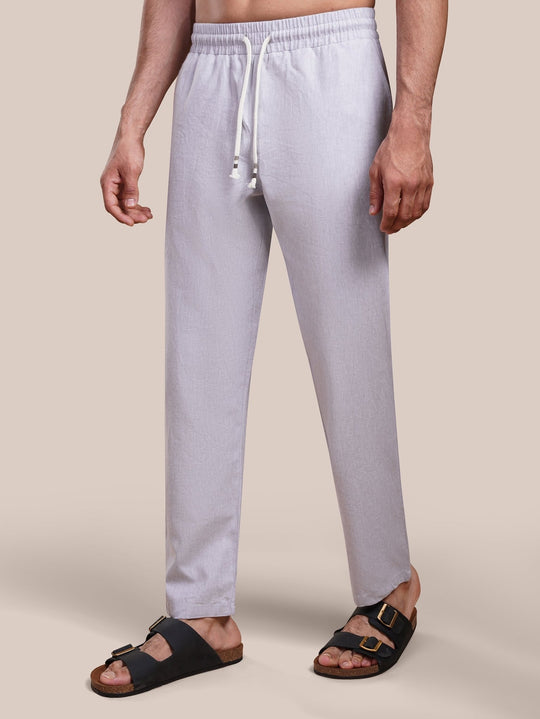 Washed Linen Cotton Pants - Roban