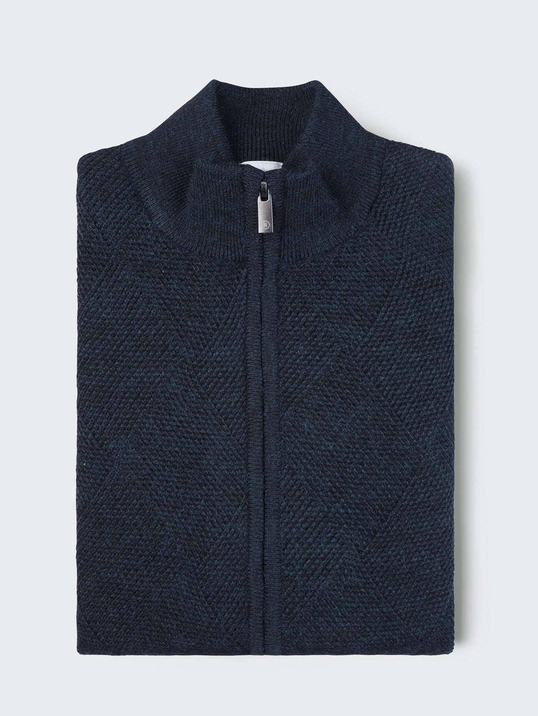 Zipped Turtle - neck cardigan - Roban