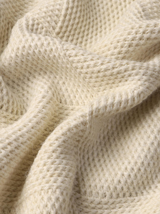 Zipped Turtle - neck cardigan - Roban