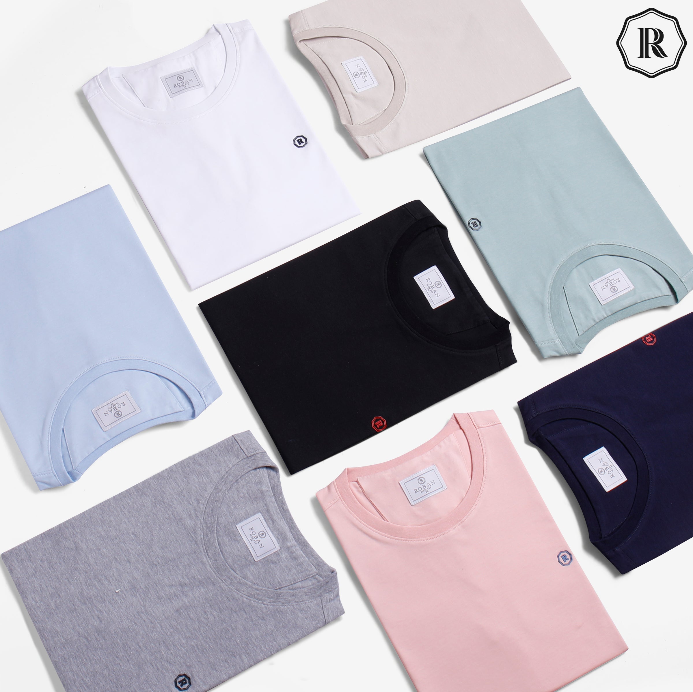 Round neck t-shirts