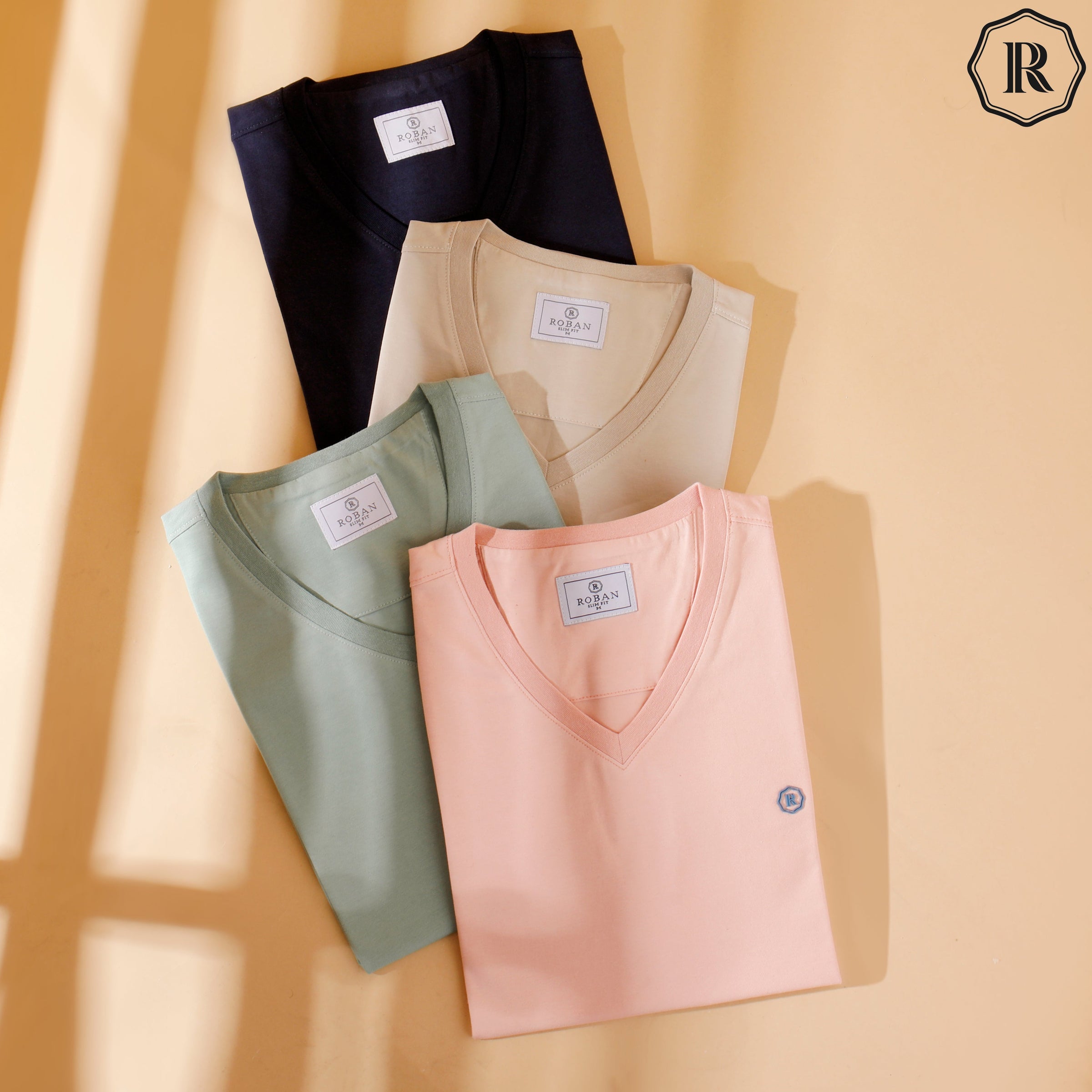 V neck t-shirts - Roban