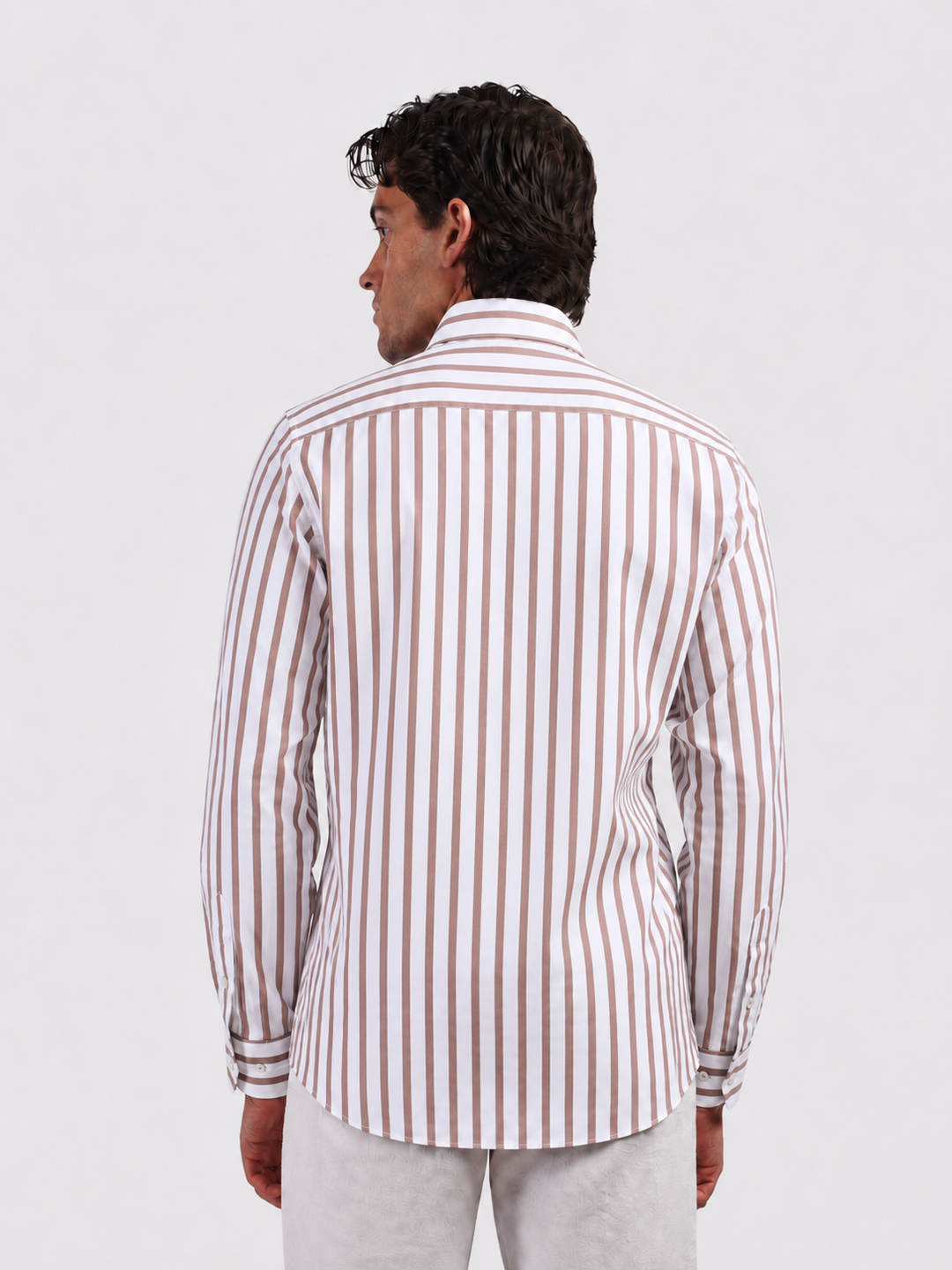 STRIPED COTTON REGULAR FIT SHIRT
