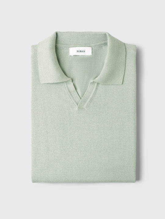 COTTON KNITTED POLO SHIRT