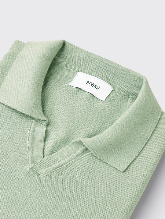 COTTON KNITTED POLO SHIRT