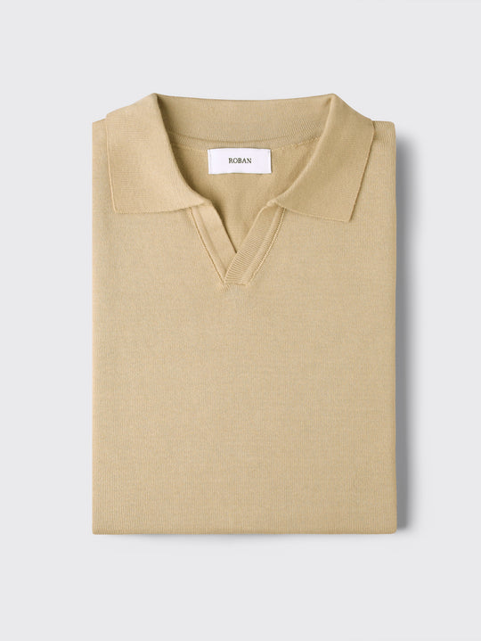 COTTON KNITTED POLO SHIRT