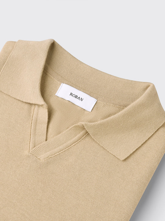 COTTON KNITTED POLO SHIRT