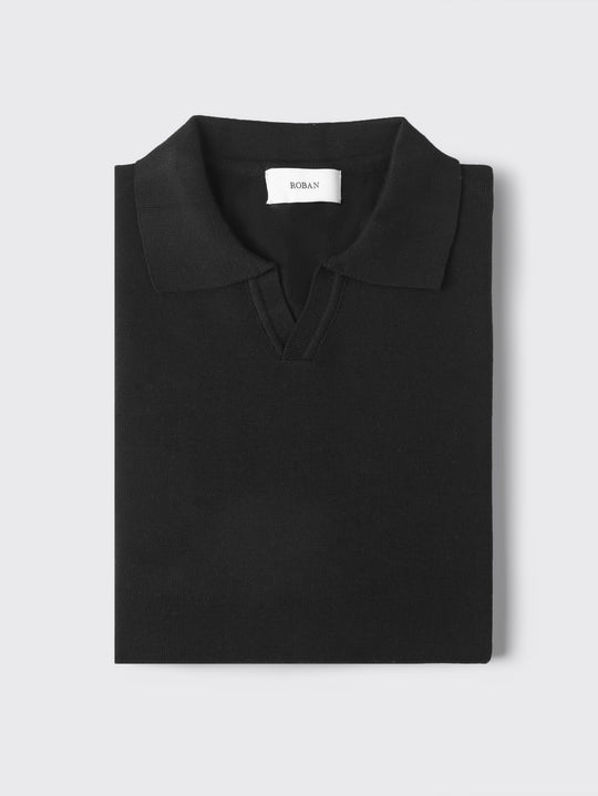 COTTON KNITTED POLO SHIRT