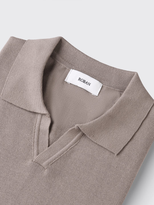 COTTON KNITTED POLO SHIRT