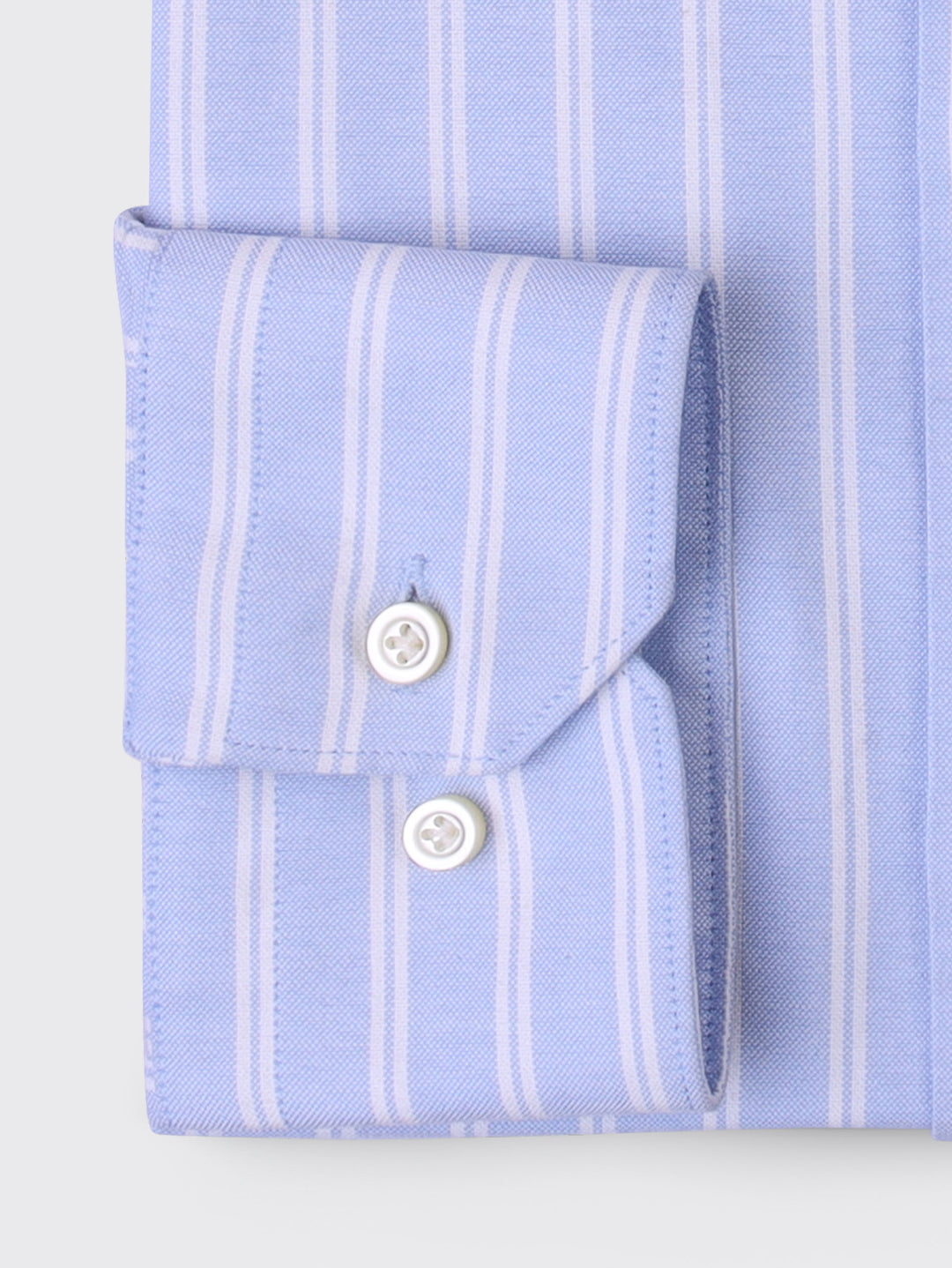 STRIBED WASHED OXFORD REGULAR FIT SHIRT