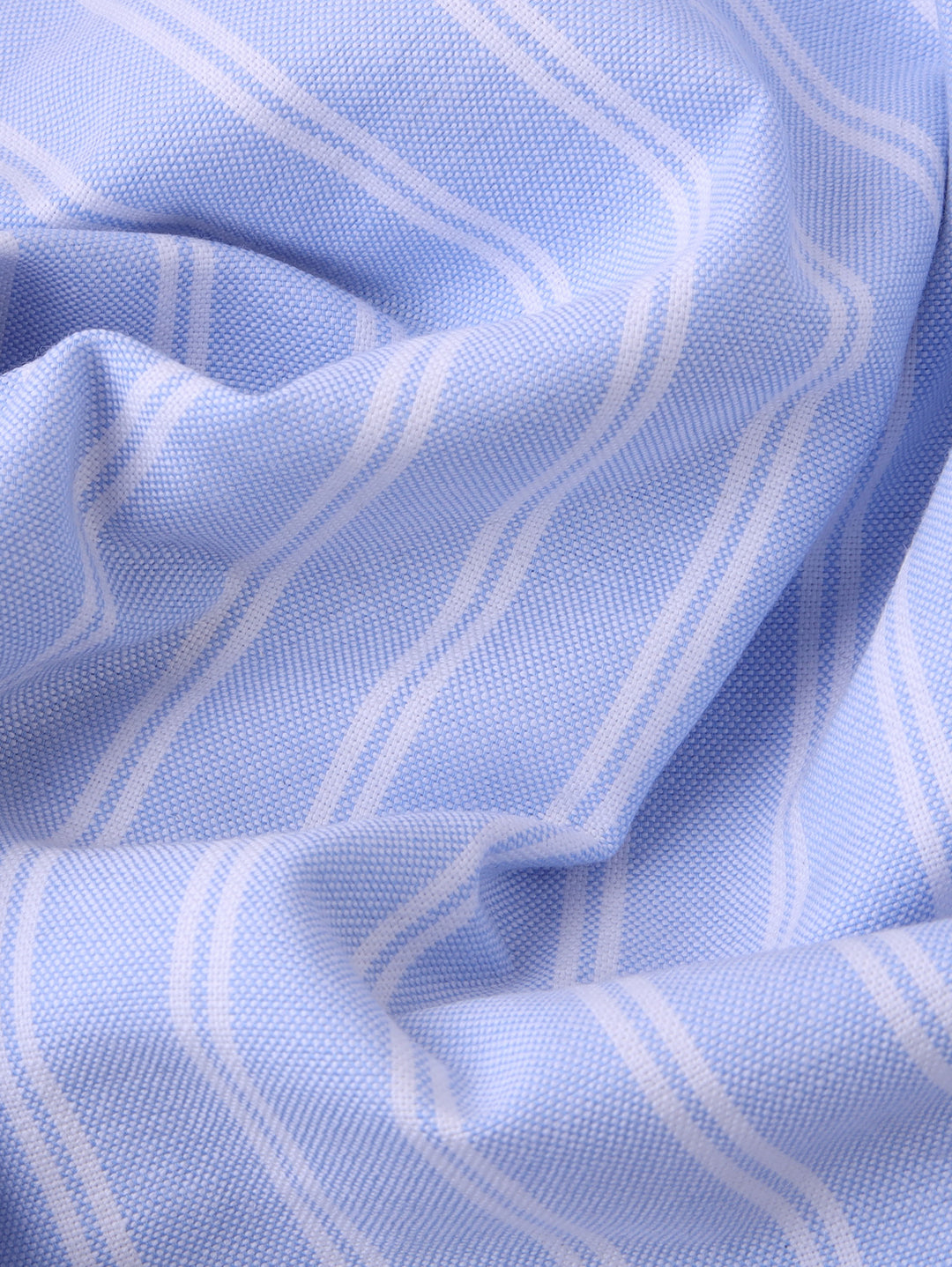 STRIBED WASHED OXFORD REGULAR FIT SHIRT