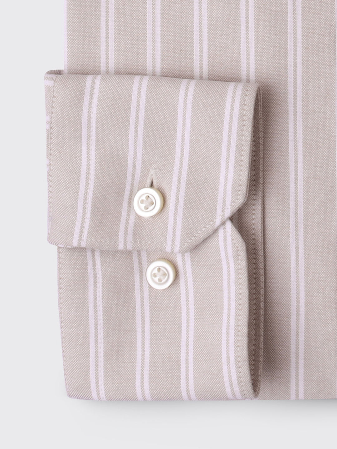 STRIBED WASHED OXFORD REGULAR FIT SHIRT