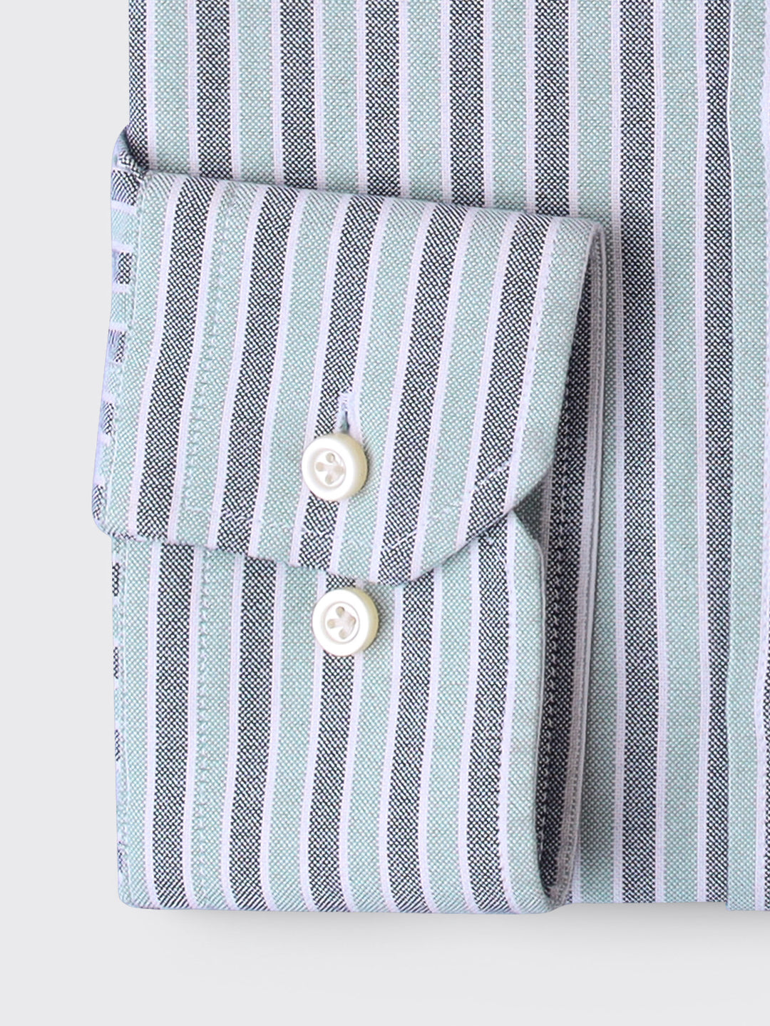 STRIBED WASHED OXFORD REGULAR FIT SHIRT