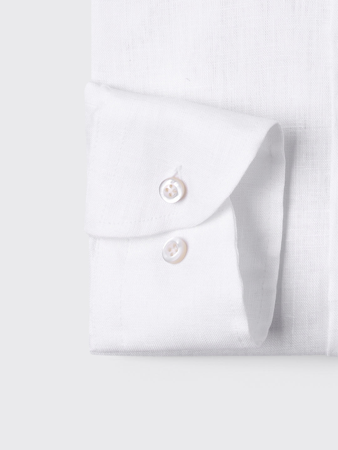 PLAIN WASHED LINEN REGULAR FIT SHIRT