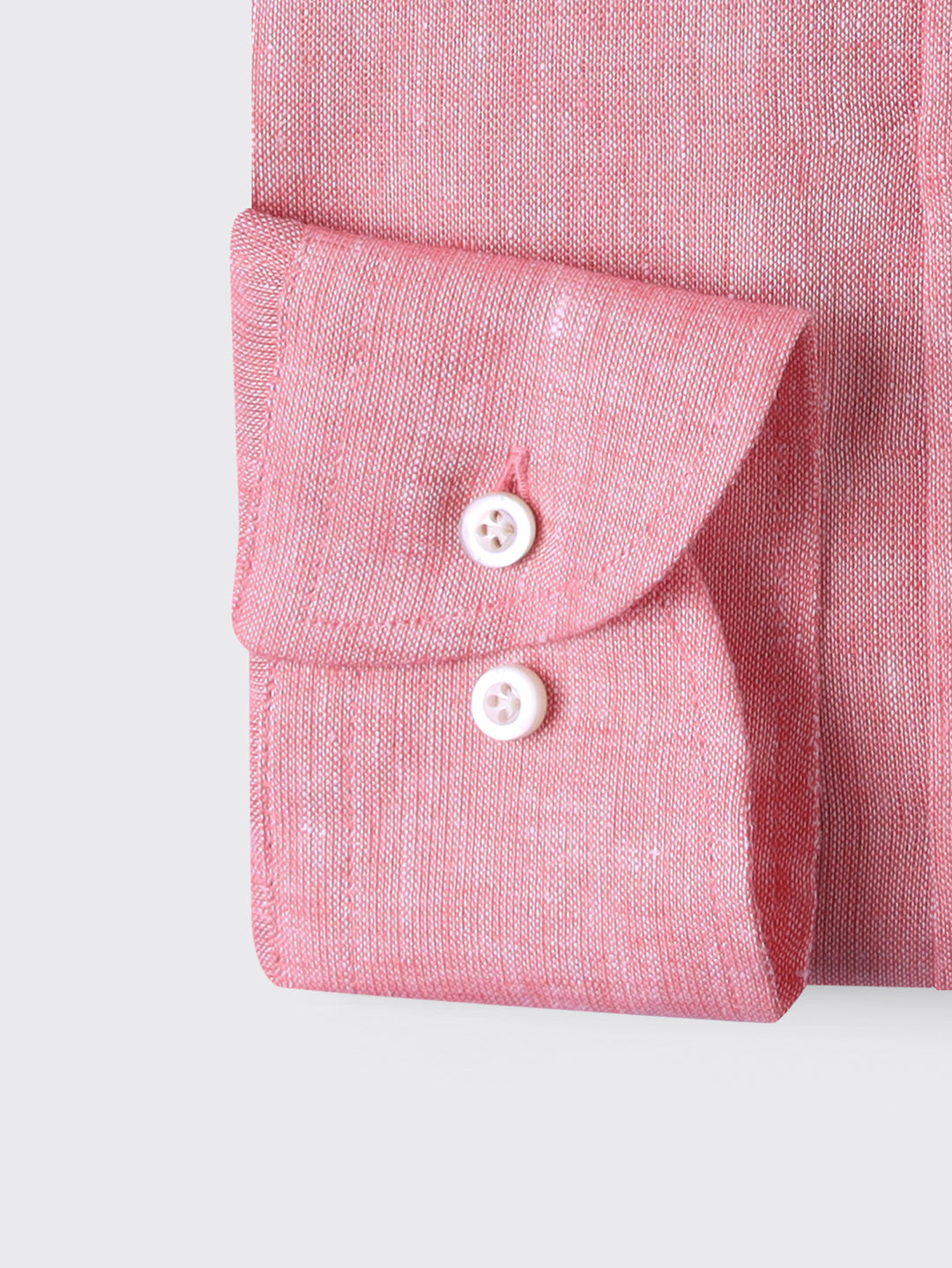 PLAIN WASHED LINEN REGULAR FIT SHIRT