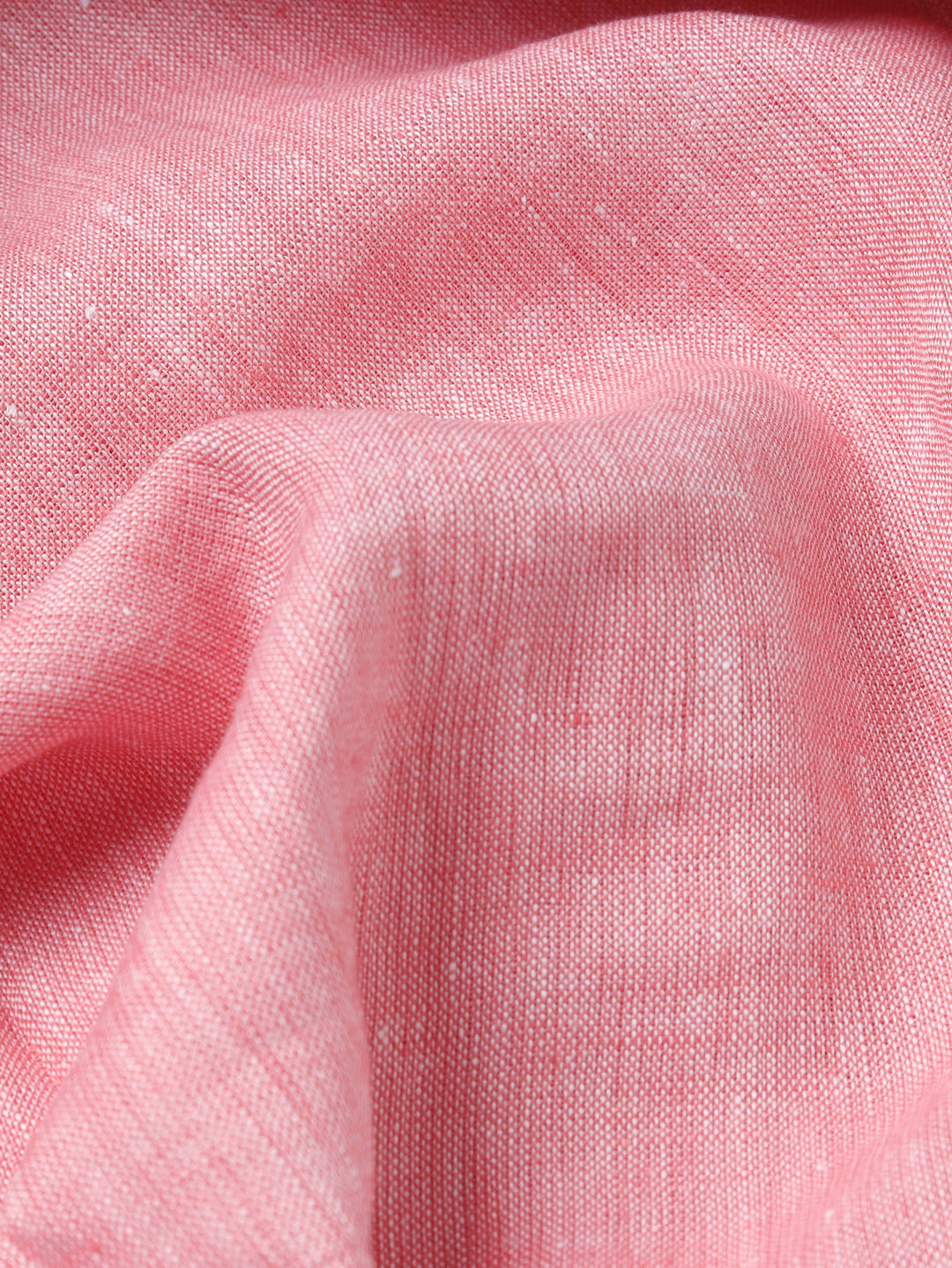 PLAIN WASHED LINEN REGULAR FIT SHIRT