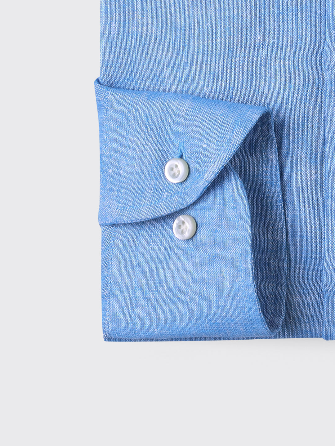 PLAIN WASHED LINEN REGULAR FIT SHIRT