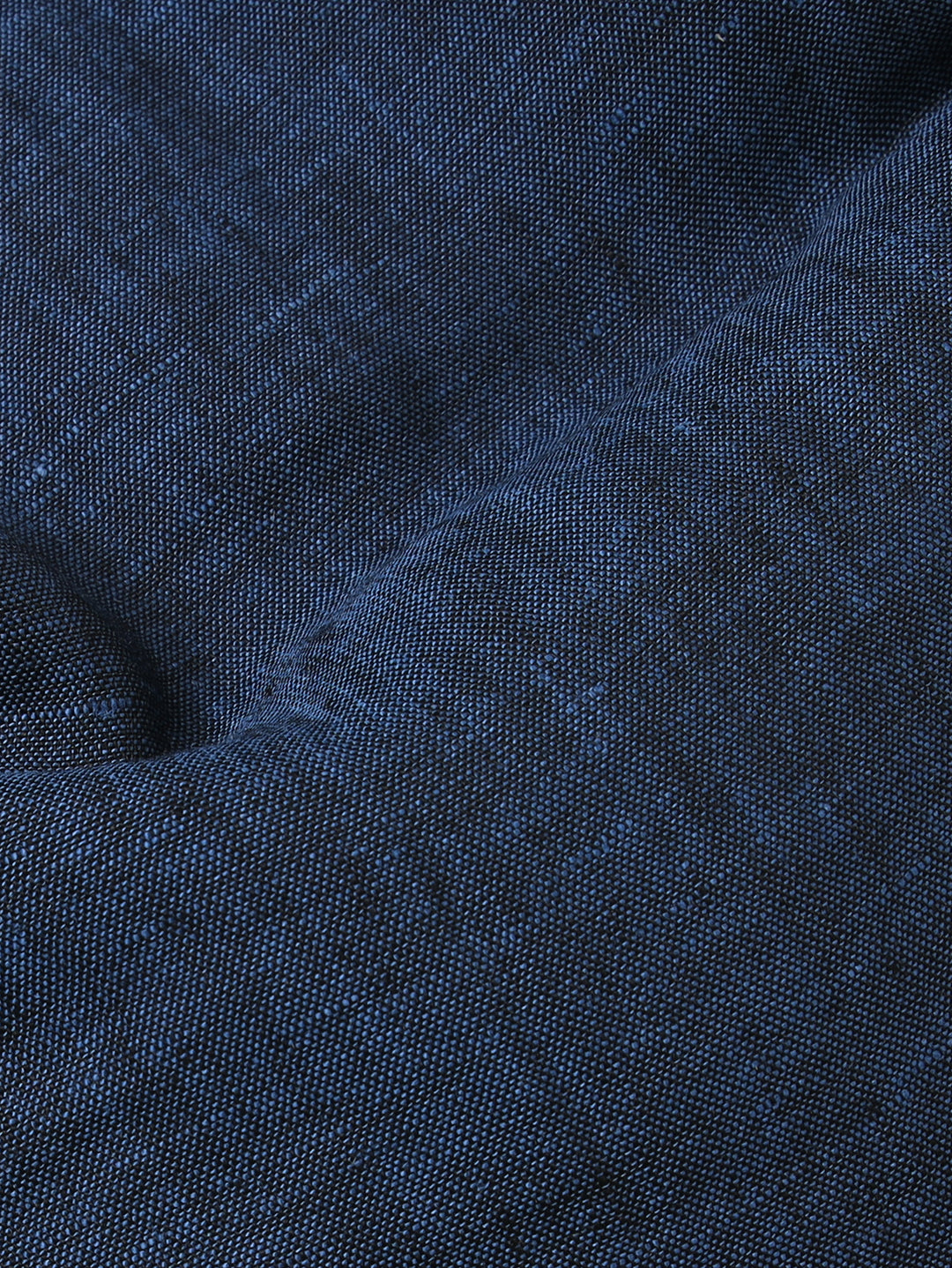 PLAIN WASHED LINEN REGULAR FIT SHIRT
