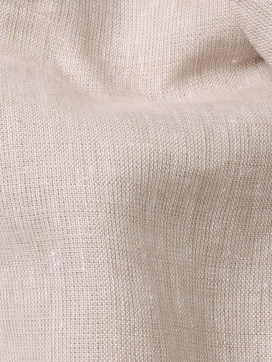 PLAIN WASHED LINEN REGULAR FIT SHIRT
