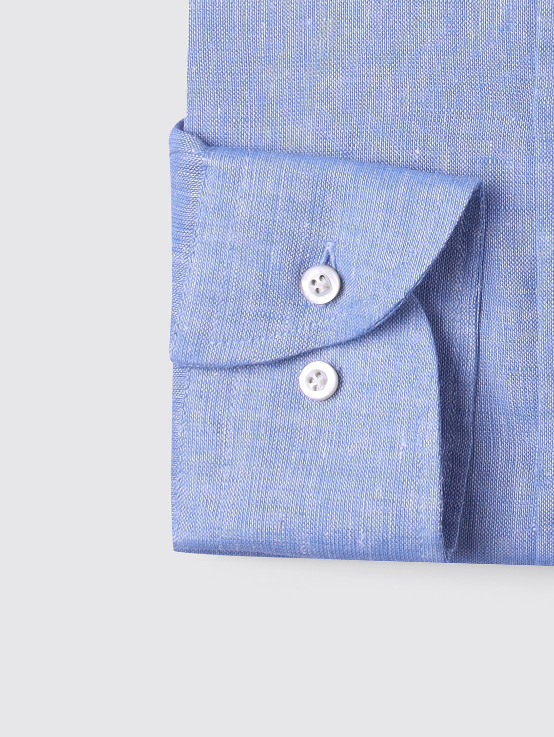 PLAIN WASHED LINEN REGULAR FIT SHIRT