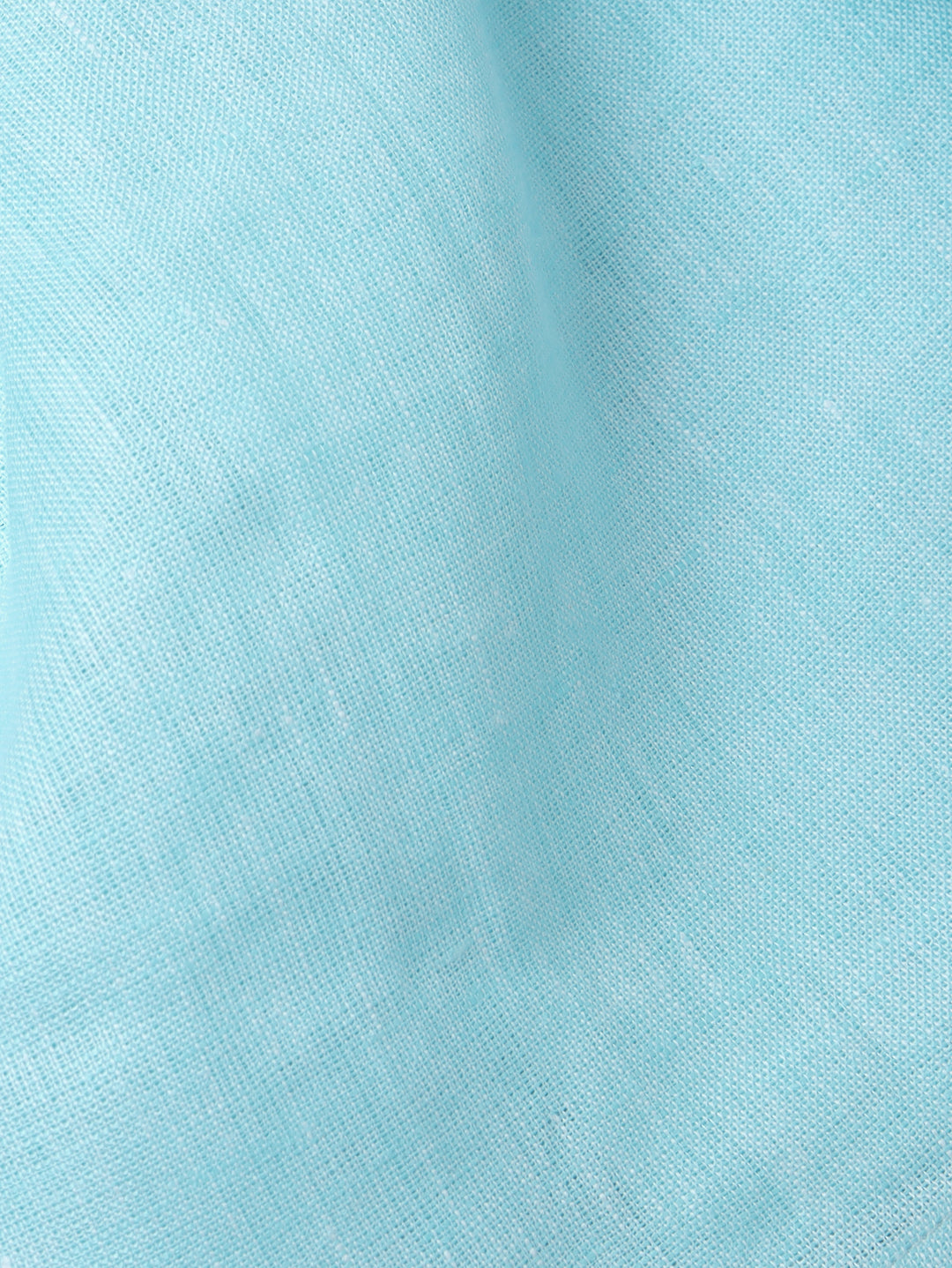 PLAIN WASHED LINEN REGULAR FIT SHIRT