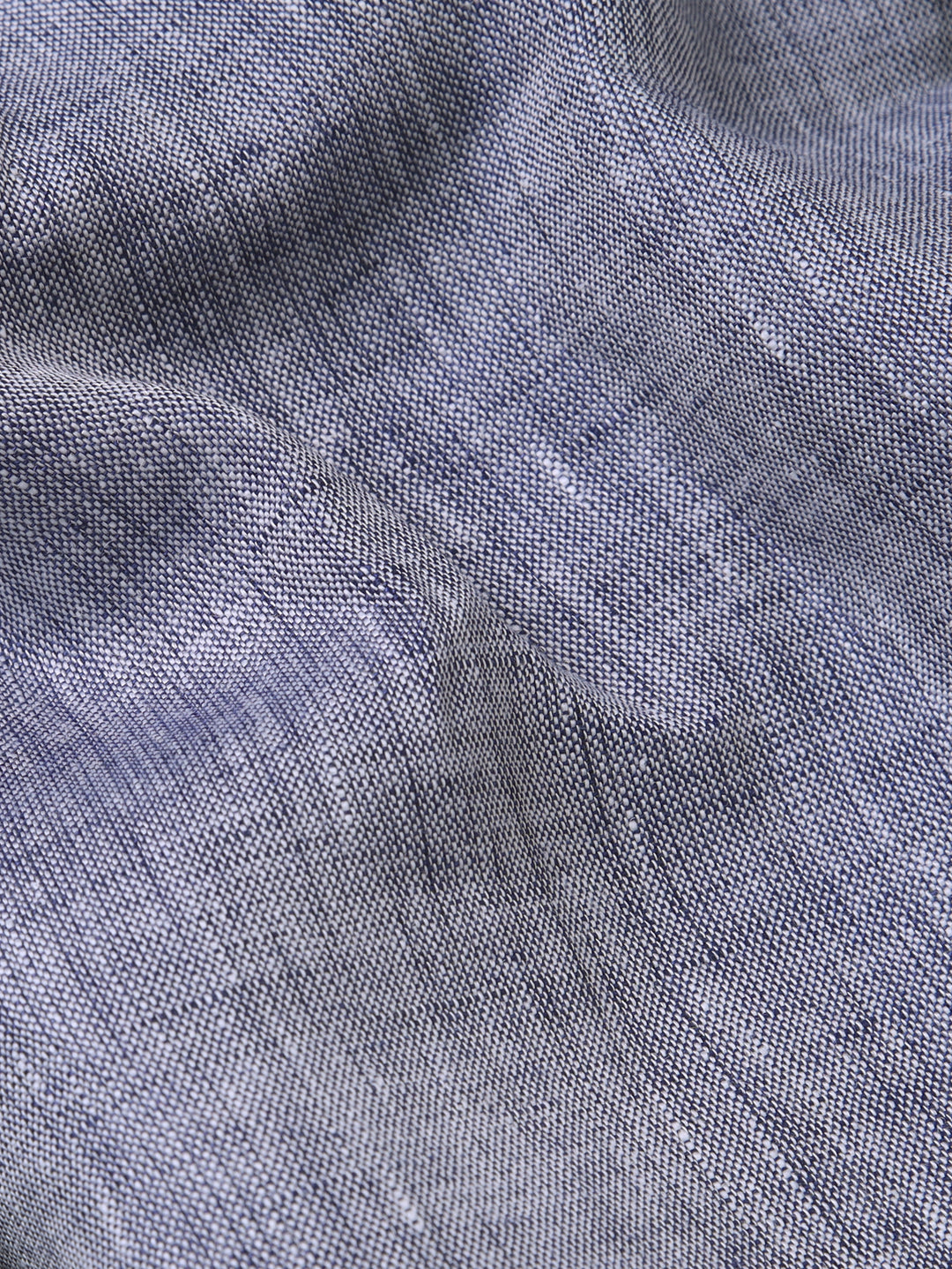PLAIN WASHED LINEN REGULAR FIT SHIRT