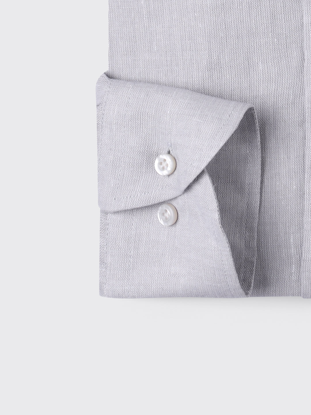 PLAIN WASHED LINEN REGULAR FIT SHIRT