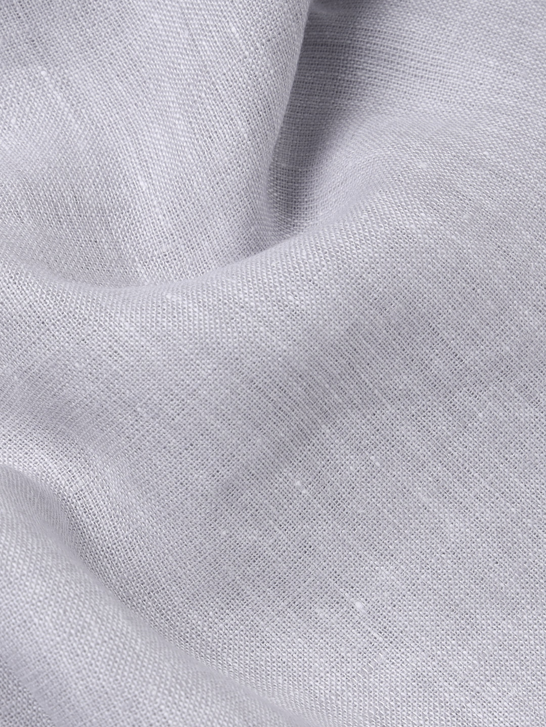 PLAIN WASHED LINEN REGULAR FIT SHIRT