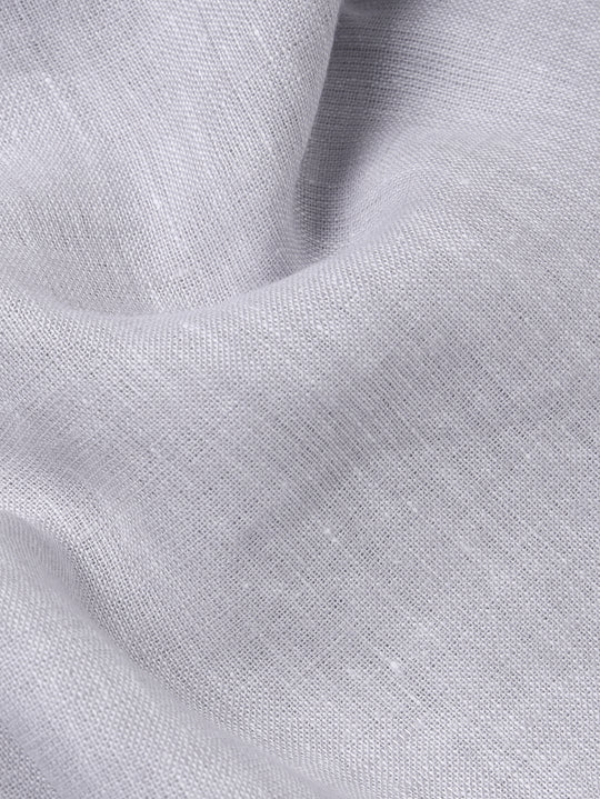 PLAIN WASHED LINEN REGULAR FIT SHIRT