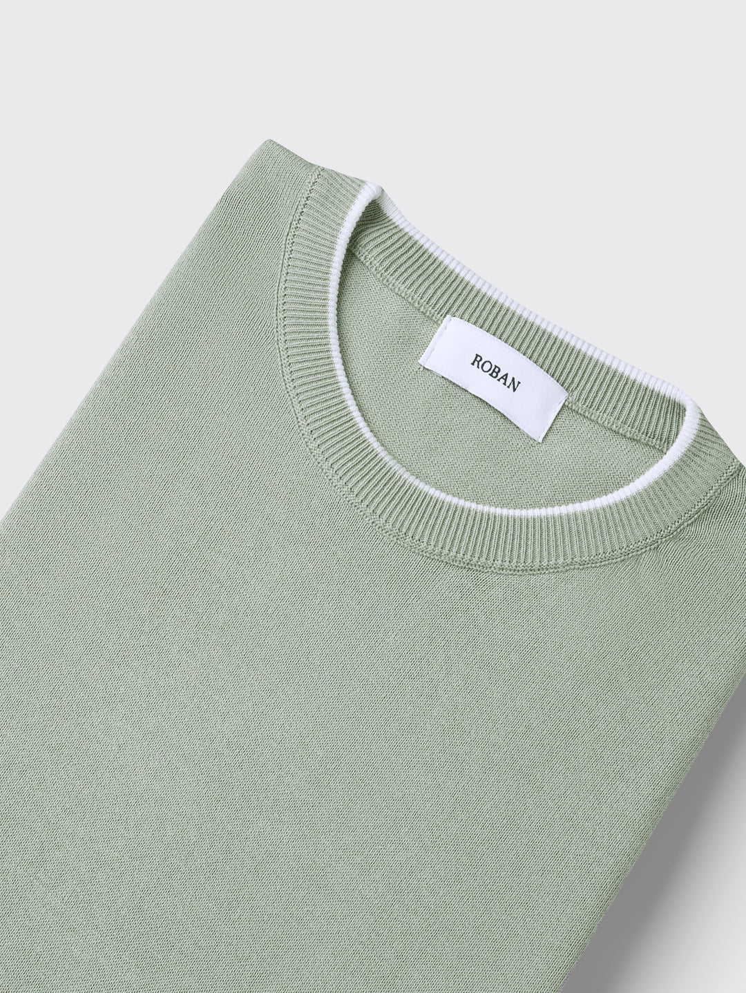 COTTON KNITTED ROUND NECK SHIRT