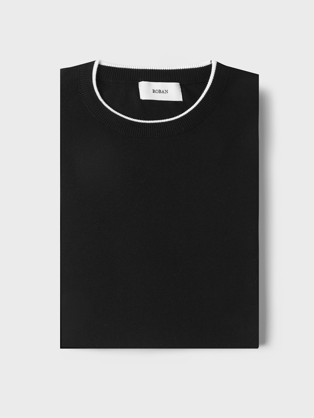 COTTON KNITTED ROUND NECK SHIRT