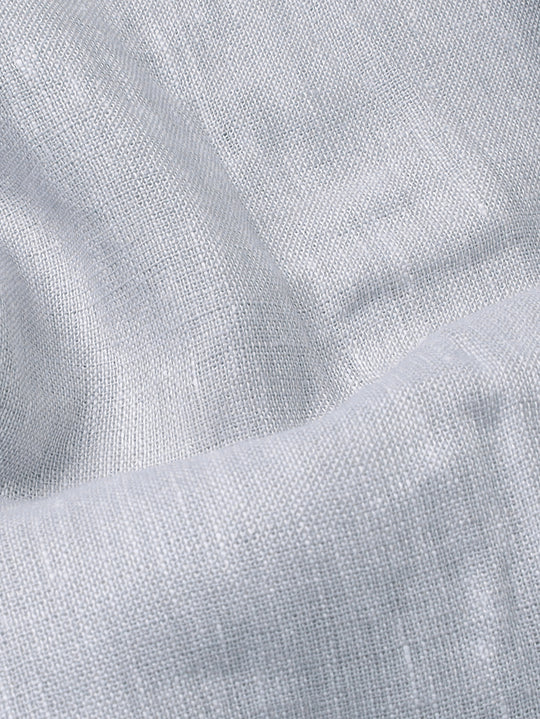 PLAIN WASHED LINEN REGULAR FIT SHIRT