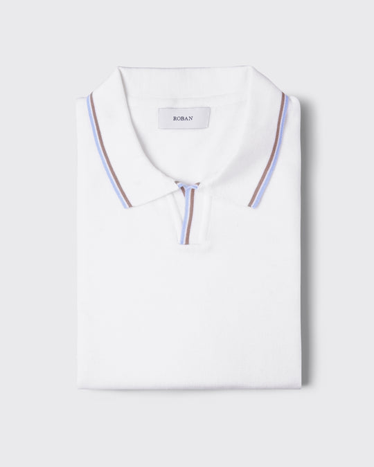 COTTON KNITTED POLO SHIRT