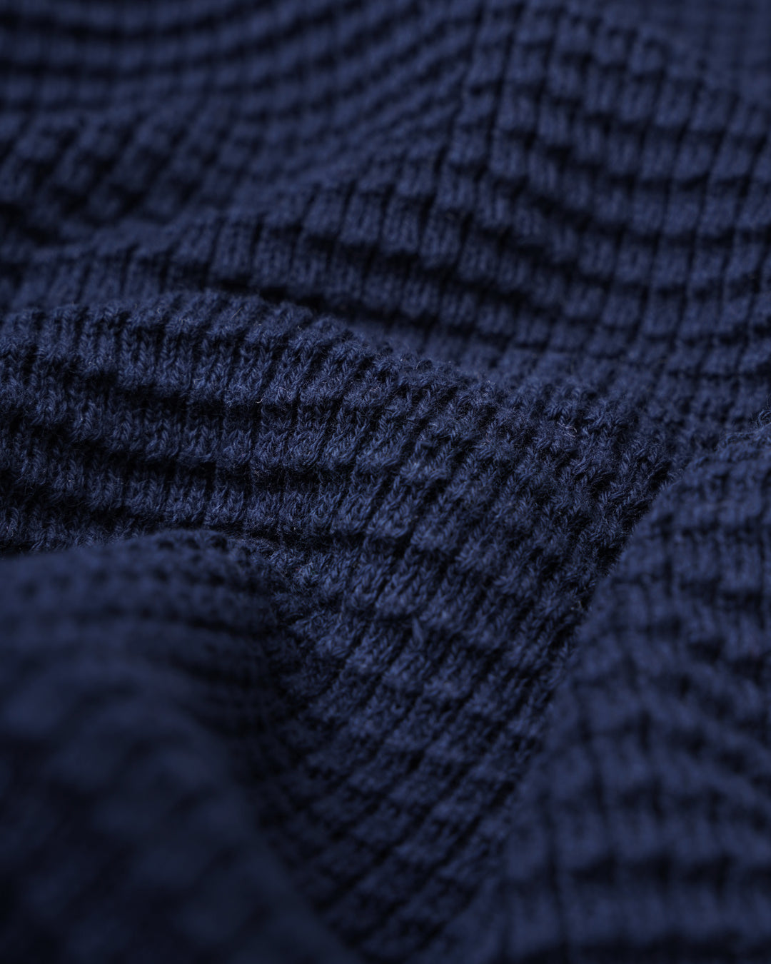 COTTON AJOUR KNITTED POLO SHIRT