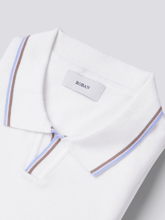 COTTON KNITTED POLO SHIRT