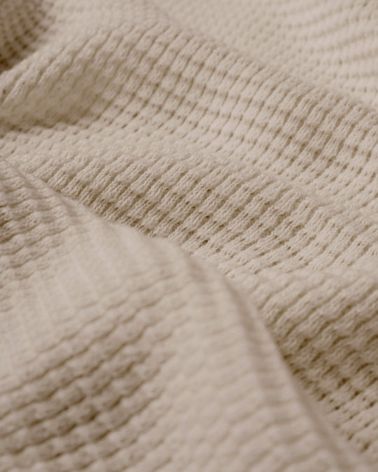 COTTON AJOUR KNITTED POLO SHIRT